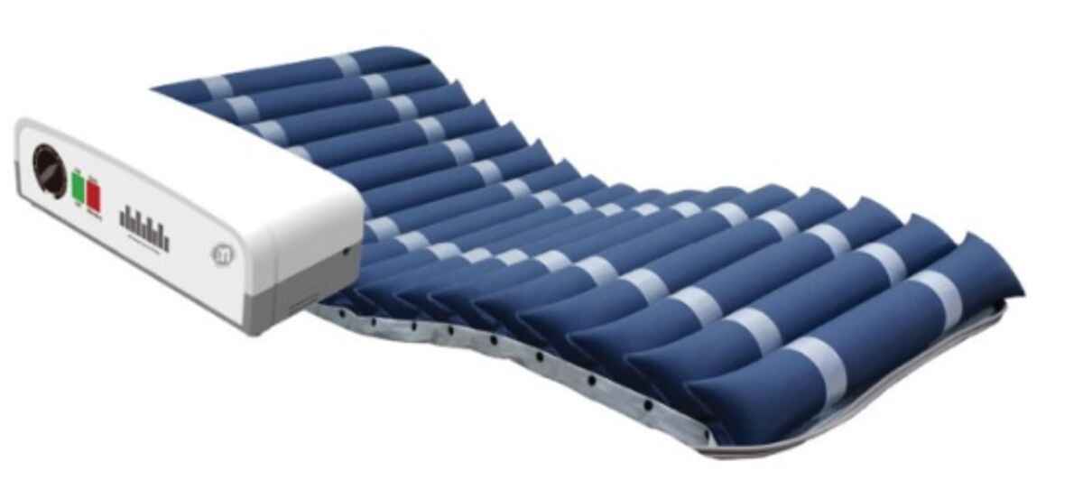 Anti-Decubitus Stripe Mattress with Ventilation holes, CPR Valve & Electric Air Pump