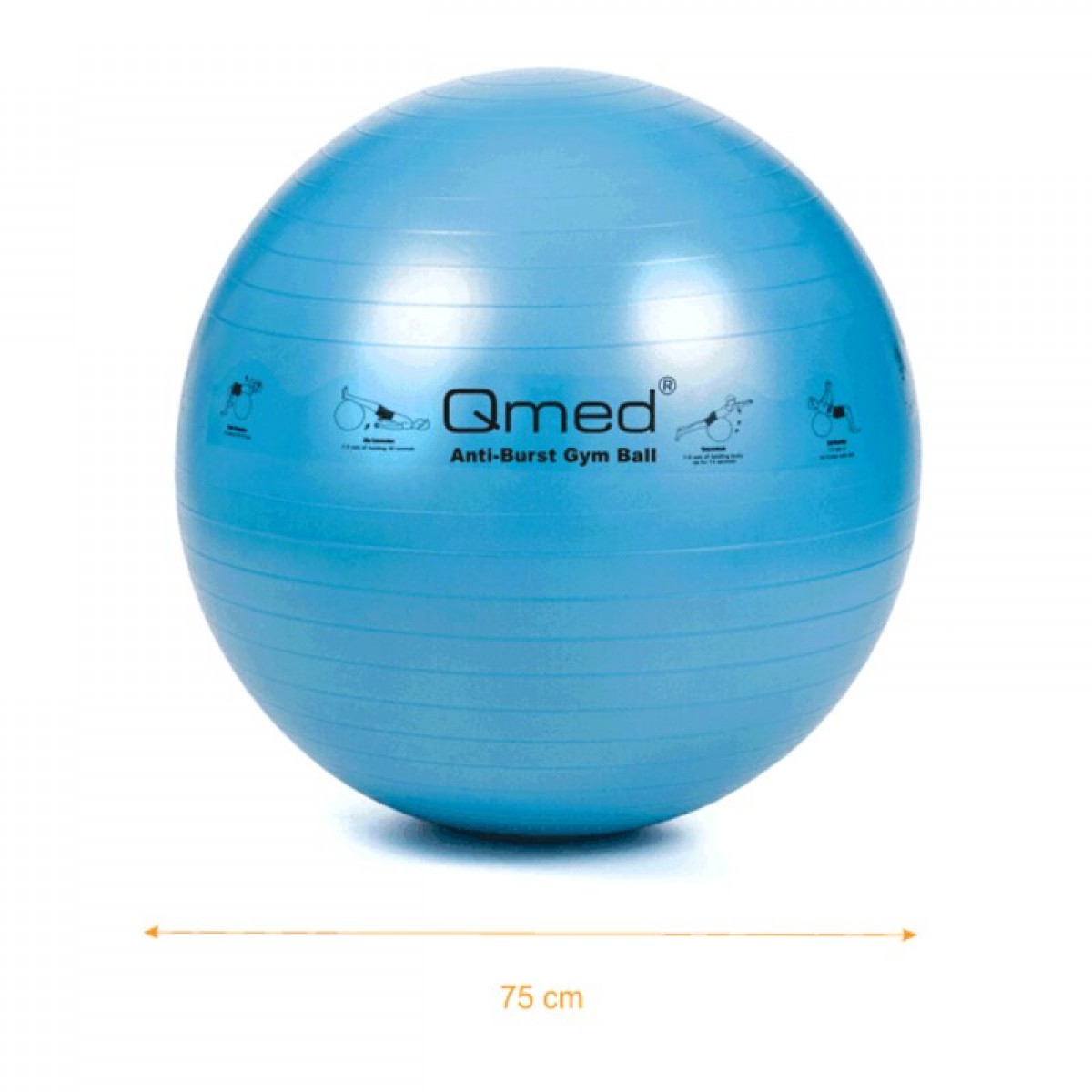 Μπάλα Γυμναστικής για Κοιλιακούς 75 cm
